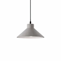 Luminaires Ideallux Suspensions|Suspension Ideal Lux OIL Gris, 1 lumière