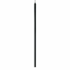 Luminaires Ideallux Éclairage Led|Suspension Ideal Lux ULTRATHIN LED Noir, 1 lumière