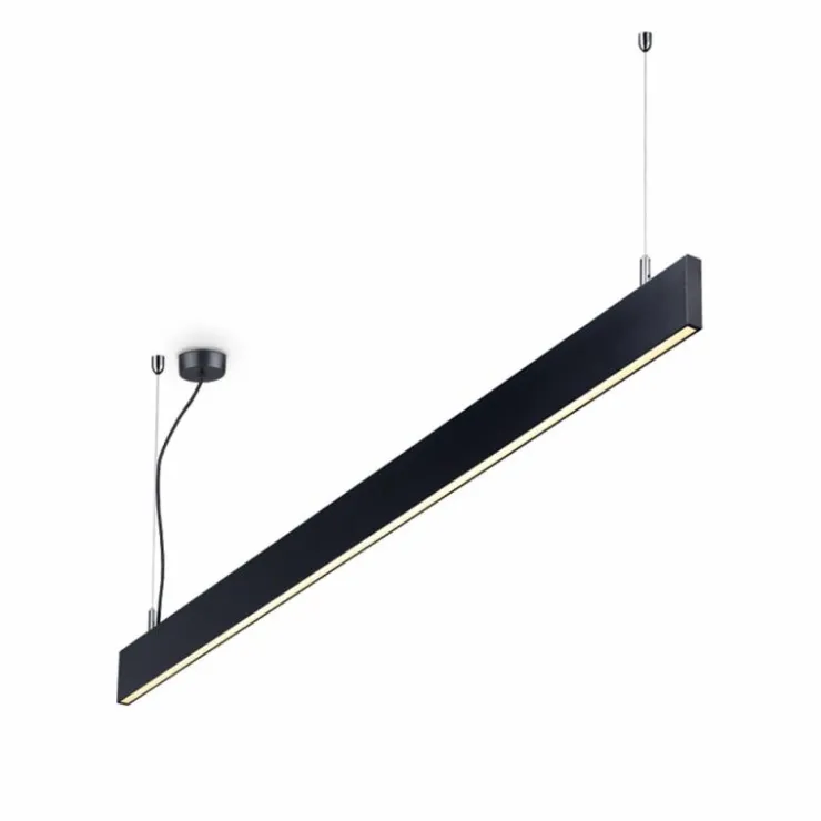 Luminaires Ideallux Éclairage Led|Suspension Ideallux LINUS LED Noir, 1 lumière