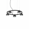 Luminaires Ideallux Suspensions|Suspension Ideallux MINOR Noir, 5 lumières