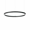 Luminaires Ideallux Éclairage Led|Suspension Ideallux ORACLE LED Noir, 1 lumière