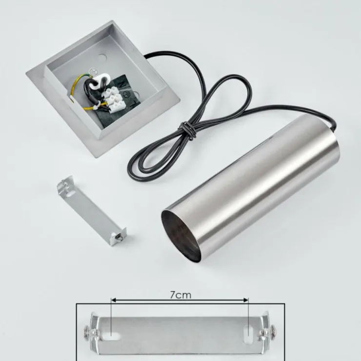 hofstein Suspensions|Suspension Javel Chrome, Nickel mat, 1 lumière