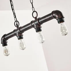 hofstein Suspensions|Suspension Kajen Rouille, 4 lumières