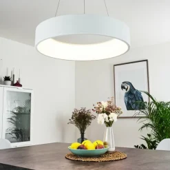 hofstein Éclairage Led|Suspension Kampala LED Blanc, 1 lumière