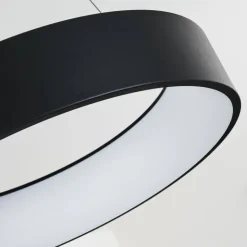 hofstein Éclairage Led|Suspension Kampala LED Noir, 1 lumière