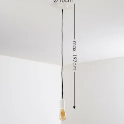 hofstein Suspensions|Suspension Lemone Blanc, 1 lumière