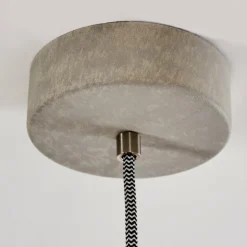 hofstein Suspensions|Suspension Lemone Gris, 1 lumière