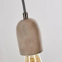 hofstein Suspensions|Suspension Lemone Gris, 1 lumière
