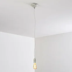 hofstein Suspensions|Suspension Lemone Gris, 1 lumière