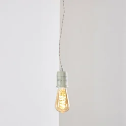 hofstein Suspensions|Suspension Lemone Gris, 1 lumière