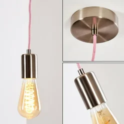 hofstein Suspensions|Suspension Lemone Rose, 1 lumière