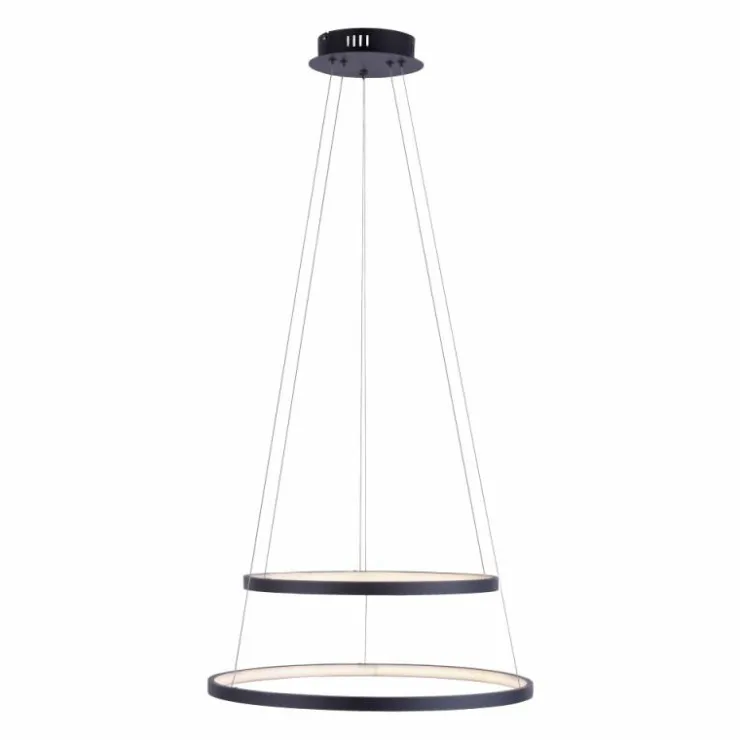 Luminaires Leuchten Direkt Éclairage Led|Suspension Leuchten Direkt CIRCLE LED Anthracite, 1 lumière