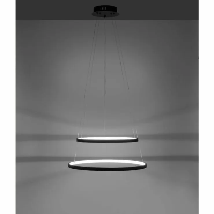 Luminaires Leuchten Direkt Éclairage Led|Suspension Leuchten Direkt CIRCLE LED Anthracite, 1 lumière