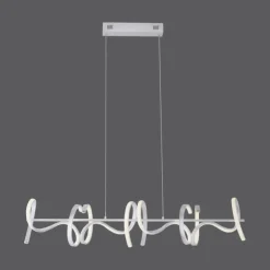 Luminaires Leuchten Direkt Éclairage Led|Suspension Leuchten Direkt CURLS LED Argenté, 4 lumières
