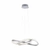 Suspension Leuchten-Direkt Ls-MELINDA LED Acier inoxydable, 1 lumière, Télécommandes, Changeur de couleurs