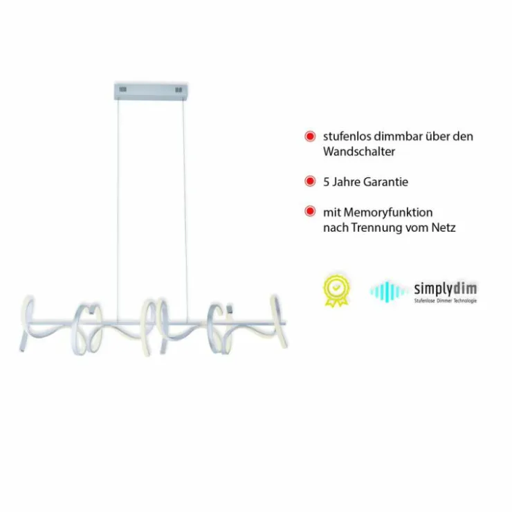 Luminaires Leuchten Direkt Éclairage Led|Suspension Leuchten-Direkt CURLS LED Noir, 4 lumières