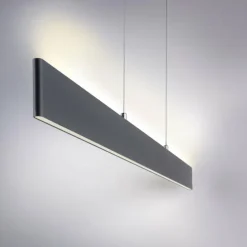 Suspension Leuchten-Direkt NILA LED Anthracite, 2 lumières, Télécommandes