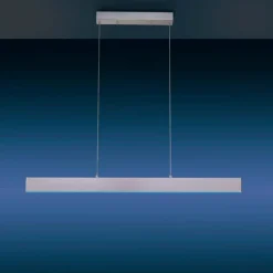 Suspension Leuchten-Direkt LOLAsmart-NILA LED Aluminium, 2 lumières, Télécommandes, Changeur de couleurs