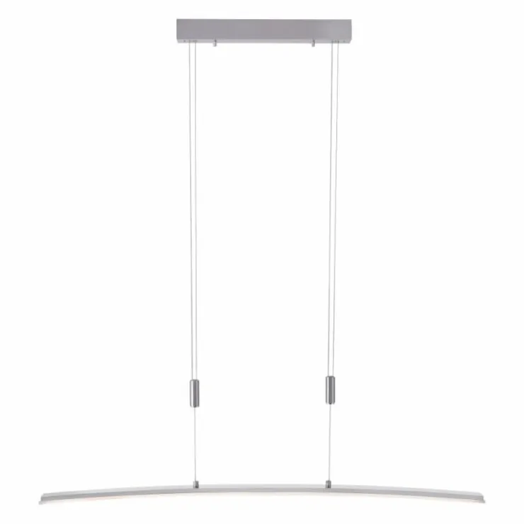Luminaires Leuchten Direkt Éclairage Led|Suspension Leuchten-Direkt MARINA LED Acier brossé, 1 lumière
