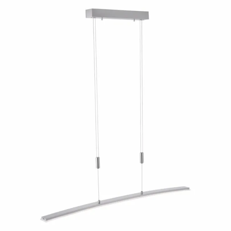 Luminaires Leuchten Direkt Éclairage Led|Suspension Leuchten-Direkt MARINA LED Acier brossé, 1 lumière