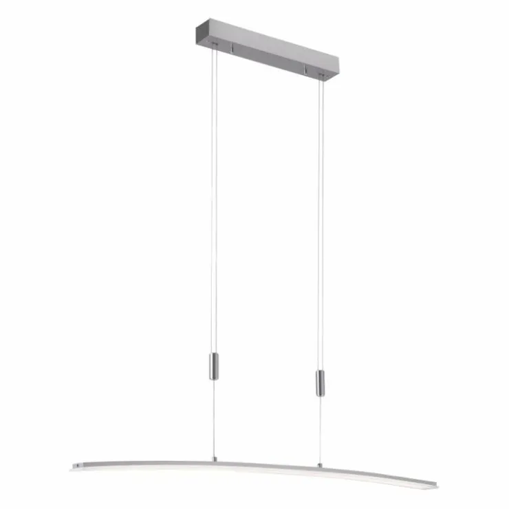 Luminaires Leuchten Direkt Éclairage Led|Suspension Leuchten-Direkt MARINA LED Acier brossé, 1 lumière