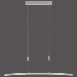 Luminaires Leuchten Direkt Éclairage Led|Suspension Leuchten-Direkt MARINA LED Acier brossé, 1 lumière