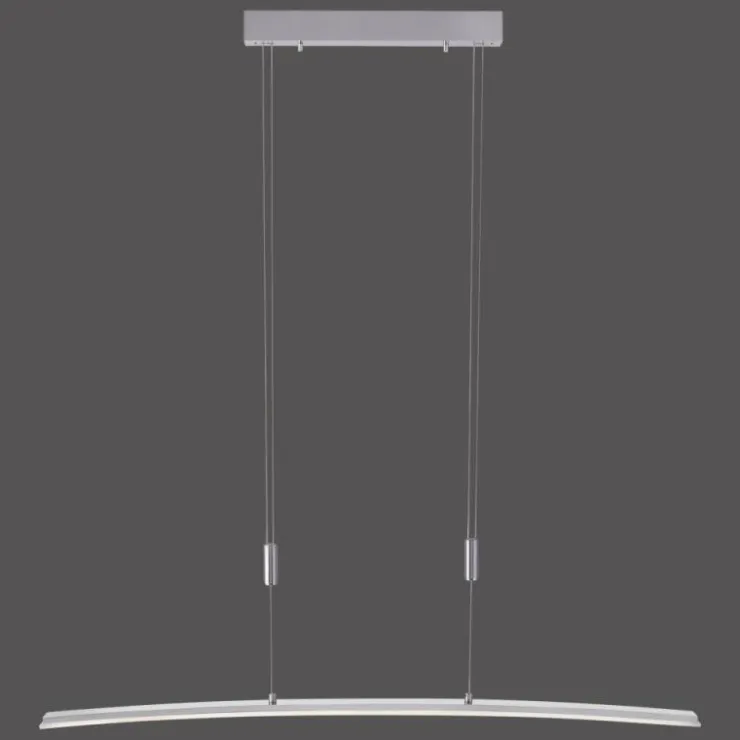 Luminaires Leuchten Direkt Éclairage Led|Suspension Leuchten-Direkt MARINA LED Acier brossé, 1 lumière