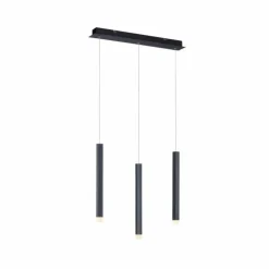 Luminaires Leuchten Direkt Éclairage Led|Suspension Leuchten-Direkt BRUNO LED Noir, 3 lumières