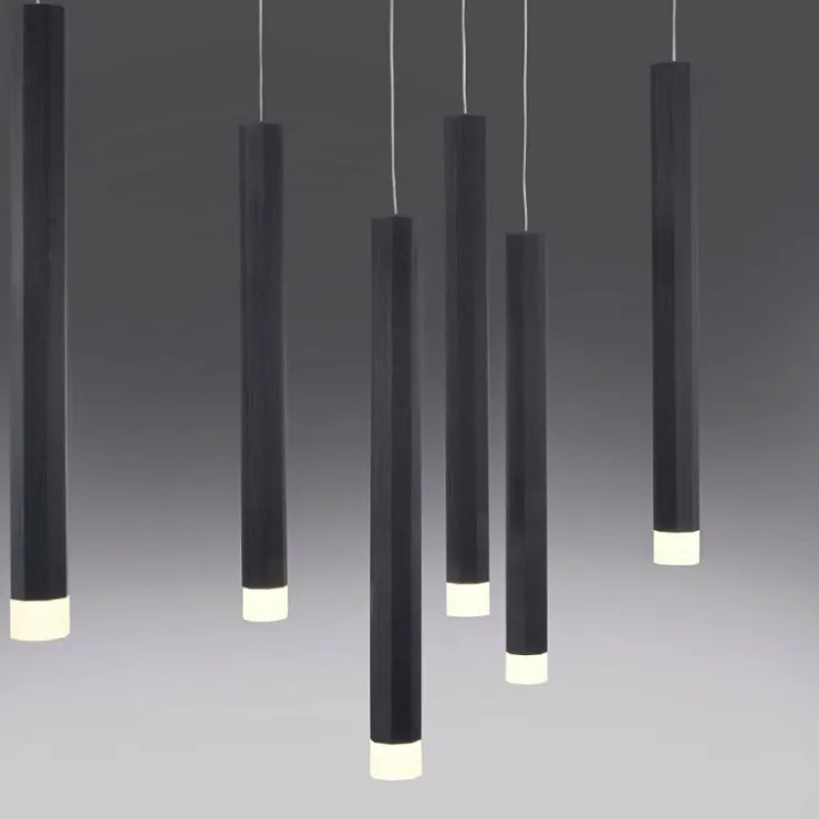 Luminaires Leuchten Direkt Éclairage Led|Suspension Leuchten-Direkt BRUNO LED Noir, 10 lumières