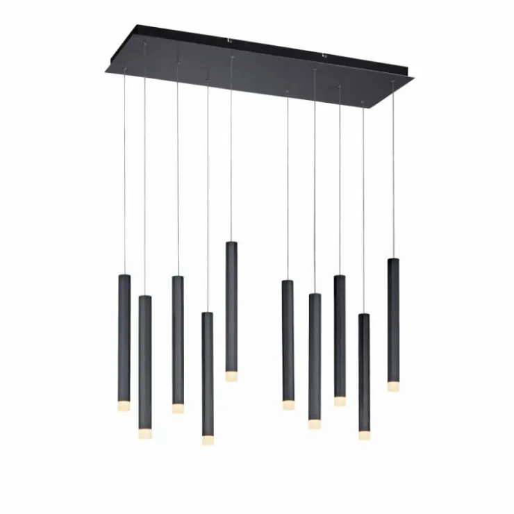 Luminaires Leuchten Direkt Éclairage Led|Suspension Leuchten-Direkt BRUNO LED Noir, 10 lumières