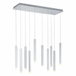 Luminaires Leuchten Direkt Éclairage Led|Suspension Leuchten-Direkt BRUNO LED Aluminium, 10 lumières