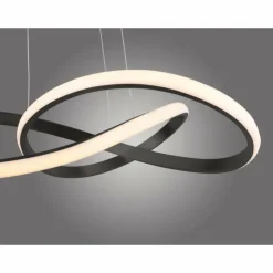 Luminaires Leuchten Direkt Éclairage Led|Suspension Leuchten-Direkt MARIA LED Noir, 1 lumière