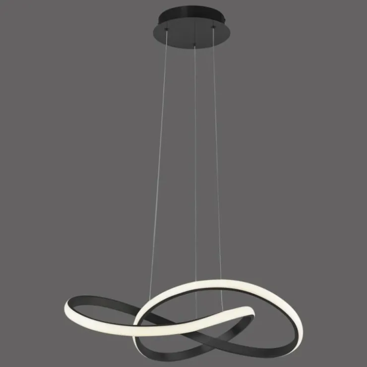 Luminaires Leuchten Direkt Éclairage Led|Suspension Leuchten-Direkt MARIA LED Noir, 1 lumière