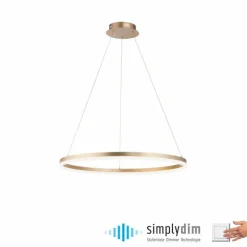 Luminaires Paul Neuhaus Éclairage Led|Suspension Leuchten-Direkt TITUS LED Laiton, 1 lumière