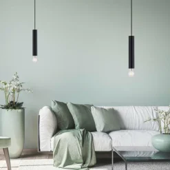 Luminaires Leuchten Direkt Suspensions|Suspension Leuchten-Direkt BRUNA Noir, 1 lumière