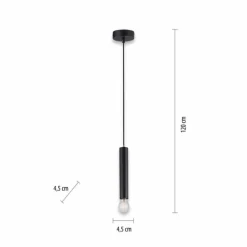Luminaires Leuchten Direkt Suspensions|Suspension Leuchten-Direkt BRUNA Noir, 1 lumière