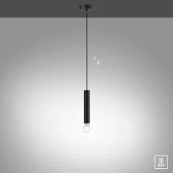 Luminaires Leuchten Direkt Suspensions|Suspension Leuchten-Direkt BRUNA Noir, 1 lumière