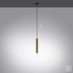 Luminaires Leuchten Direkt Suspensions|Suspension Leuchten-Direkt BRUNA Laiton, 1 lumière