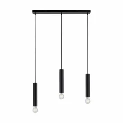 Luminaires Leuchten Direkt Suspensions|Suspension Leuchten-Direkt BRUNA Noir, 3 lumières