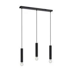 Luminaires Leuchten Direkt Suspensions|Suspension Leuchten-Direkt BRUNA Noir, 3 lumières