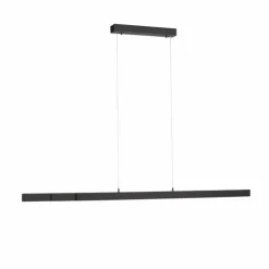Luminaires Leuchten Direkt Éclairage Led|Suspension Leuchten-Direkt LUZI LED Anthracite, 3 lumières