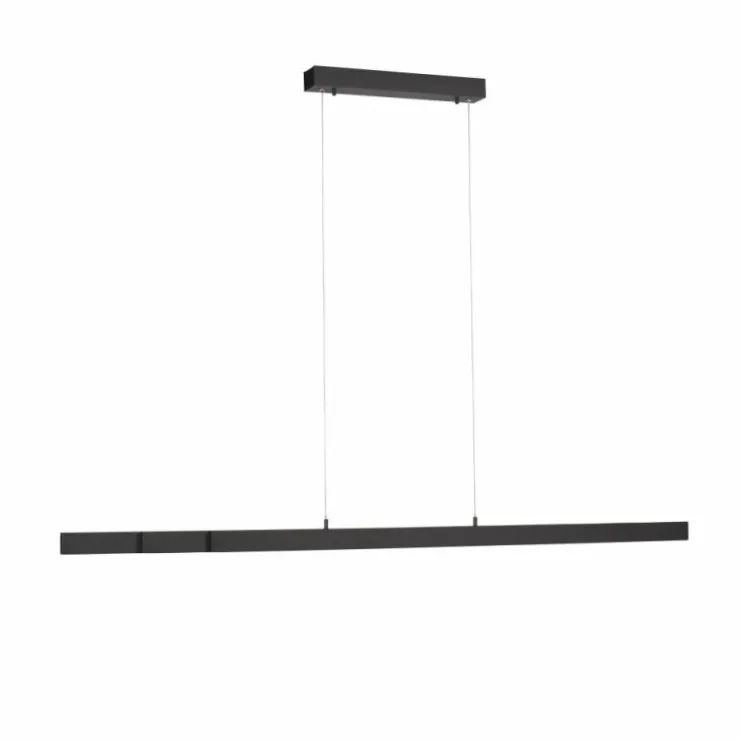 Luminaires Leuchten Direkt Éclairage Led|Suspension Leuchten-Direkt LUZI LED Anthracite, 3 lumières