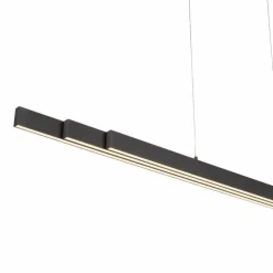 Luminaires Leuchten Direkt Éclairage Led|Suspension Leuchten-Direkt LUZI LED Anthracite, 3 lumières