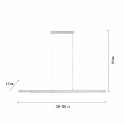 Luminaires Leuchten Direkt Éclairage Led|Suspension Leuchten-Direkt LUZI LED Argenté, 3 lumières