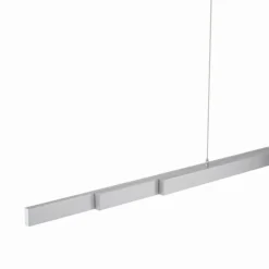 Luminaires Leuchten Direkt Éclairage Led|Suspension Leuchten-Direkt LUZI LED Argenté, 3 lumières