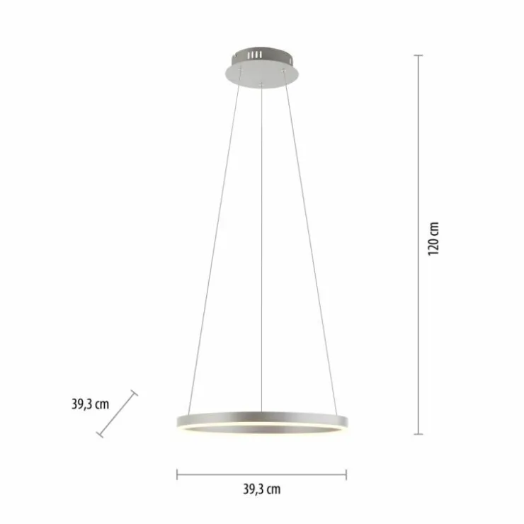 Luminaires Leuchten Direkt Éclairage Led|Suspension Leuchten-Direkt RITUS LED Aluminium, 1 lumière
