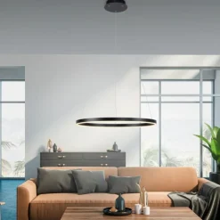 Luminaires Leuchten Direkt Suspensions|Suspension Leuchten-Direkt RITUS LED Noir, 1 lumière