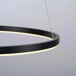 Luminaires Leuchten Direkt Suspensions|Suspension Leuchten-Direkt RITUS LED Noir, 1 lumière