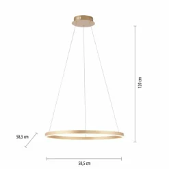 Luminaires Leuchten Direkt Éclairage Led|Suspension Leuchten-Direkt RITUS LED Laiton, 1 lumière