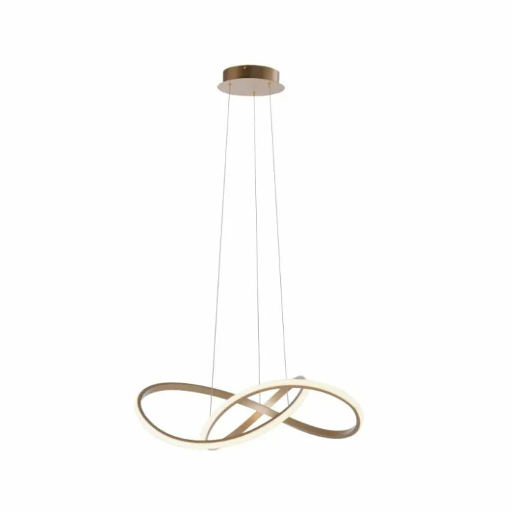 Luminaires Leuchten Direkt Éclairage Led|Suspension Leuchten-Direkt MARIA LED Laiton, 1 lumière